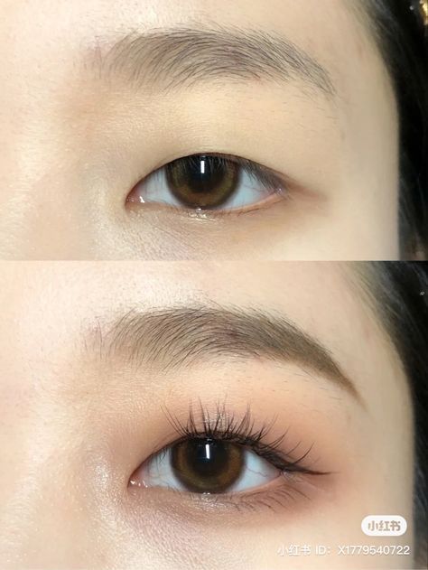 Elongate Eyes, Almond Makeup, Monolid Eyeliner, Gradient Eyeshadow, Rounded Eyes, Eye Makeup Hacks, Asian Eyebrows, Makeup For Round Eyes, Almond Eye Makeup