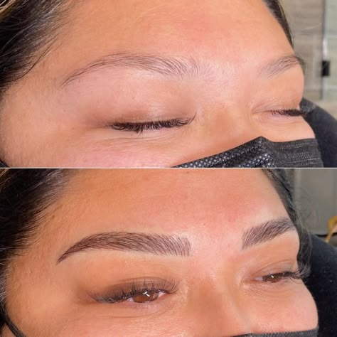 Lifted Eyebrows Shape, Wax Eyebrows Shape, Eyebrows For Big Forehead, Microblading Eyebrows Before And After, Microblading Eyebrows Shape, Combo Brows Microblading, Gorgeous Eyebrows, Soft Eyebrows, Brow Inspiration