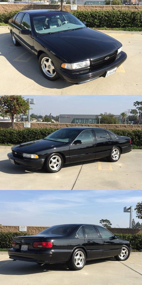 Chevy Ss Sedan, New Impala, 1996 Impala Ss, 96 Impala Ss, 90s Cars, Impala Car, Chevy Impala Ss, Chevrolet Car, Chevy Ss