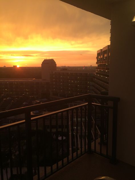 golden orange sunset on a hotel balcony Sunset From Balcony, Balcony Aesthetic, Hotel Balcony, Happy Birthday Clip, Birthday Clip, Birthday Clips, Orange Sunset, Sunset Background, 2025 Vision