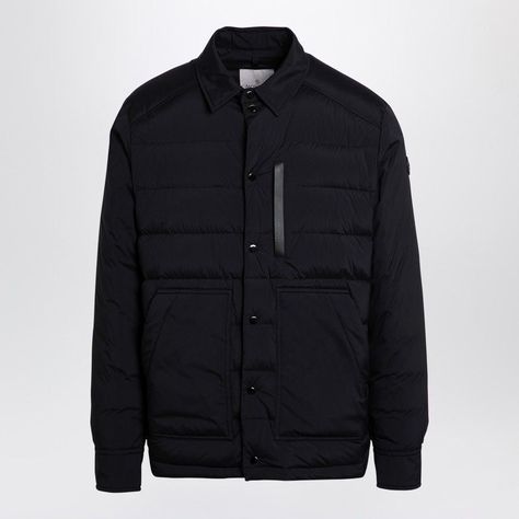 Black quilted jacket