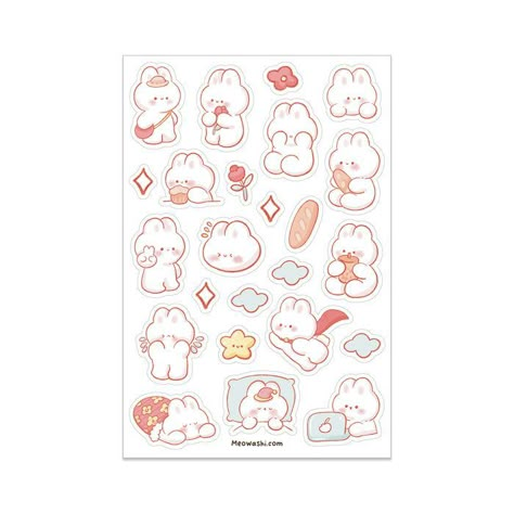 cute #stickers #disney cute 1d #stickers cute zodiac #signs #stickers cute #stickers #ideas aesthetic Kotak Bento, Marshmallow Bunny, Printable Sticker Sheets, Cute Easy Doodles, Korean Stickers, Stickers Kawaii, Scrapbook Stickers Printable, Sticker Template, Kawaii Plush