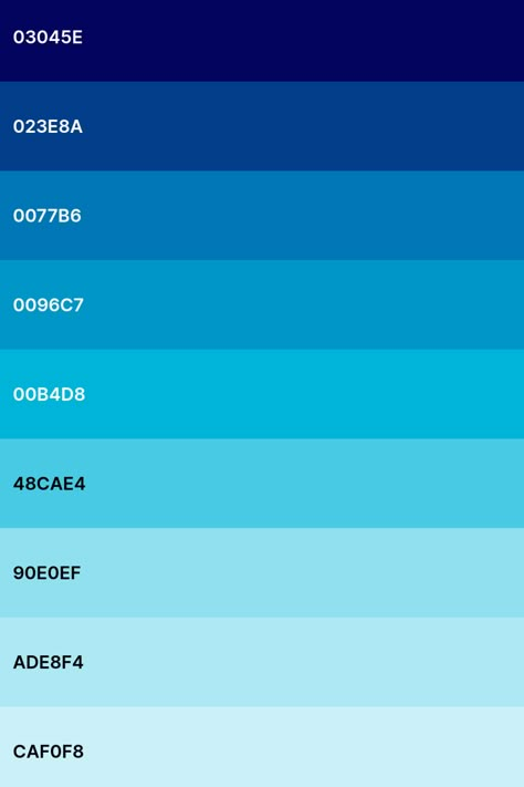 Blue Color Pallete Colour Palettes, Cerulean Color Palette, Colour Palette Code, 3 Colours That Go Together, Colour Palette With Code, Bright Blue Palette, Google Hex Codes, Color Hex Palette, Blue Color Hex Codes