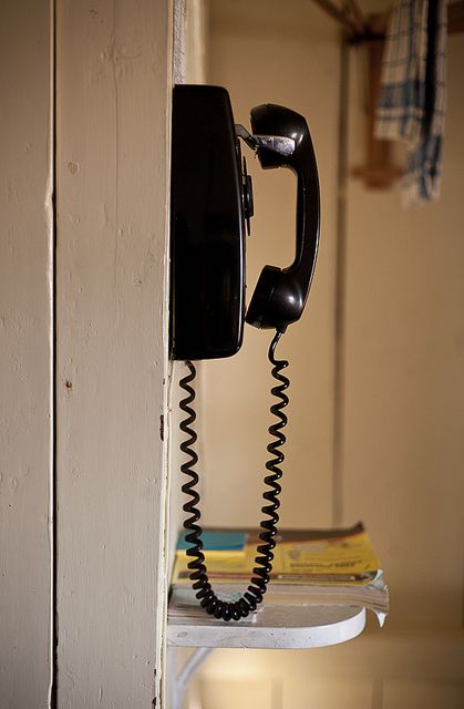 Wall mounted phone--the cord was never quite long enough to have a private conversation Corinne Melanie, Telephone Vintage, Wall Phone, Rotary Phone, Old Phone, Vintage Memory, Wallpaper Collection, The Old Days, Great Memories