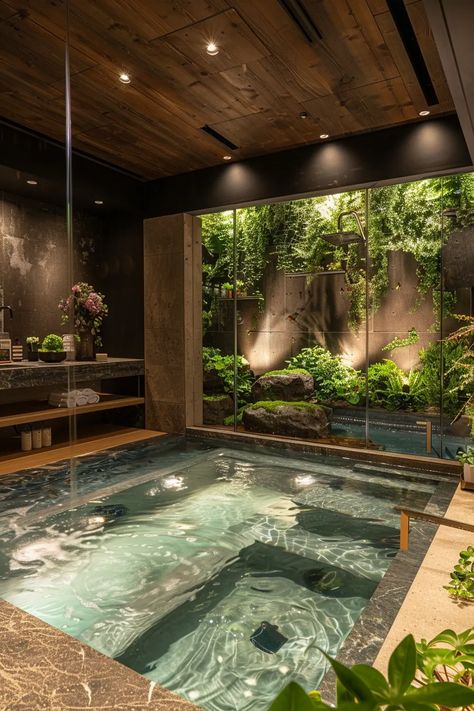 Indoor Hot Tub, Indoor Swimming Pool, Dream Life House, Ski Posters, Indoor Swimming, Dream House Rooms, Vintage Ski, Luxury Homes Dream Houses, Dream House Interior