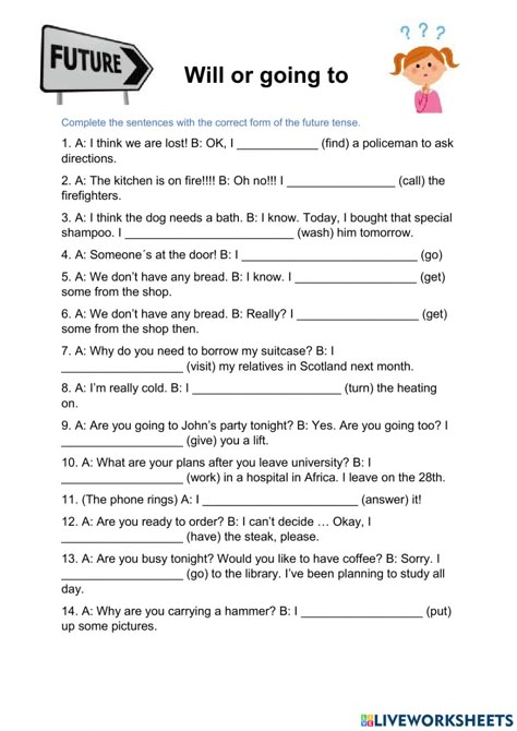 Future Tenses Worksheets, Simple Future Tense Worksheets, Future Simple Worksheet, Future Tense Worksheet, English Writing Exercises, Future Simple Tense, 12 Tenses, Irregular Plurals, Teach English To Kids