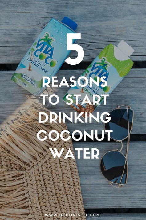 Drinking Coconut Water, Coconut Water Popsicles, Coconut Water Drinks, Drinking Coconut, Coconut Water Recipes, Coconut Water Benefits, Drinking Hot Water, Water Benefits, Belly Fat Burner Drink