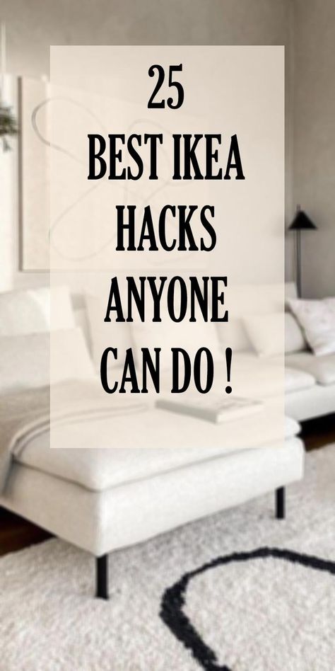 25 Best IKEA Hacks Anyone Can Do #ikea #ikeahacks Ikea Board, Decoration Hacks, Ikea Makeover, Easy Ikea Hacks, Ikea Hacks Ideas, Diy Home Hacks, Best Ikea Hacks, Ikea Organization, Cheap Diy Home Decor