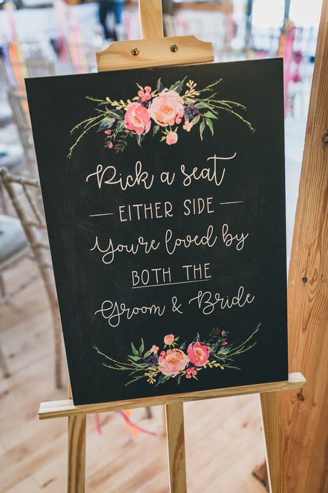 Wedding Blackboard Sign, Quirky Wedding Signs, Wedding Chalkboard Ideas, Black Board Ideas, Wedding Welcome Boards, Black Board Decoration, Wedding Blackboard, Rock Village, Blackboard Wedding