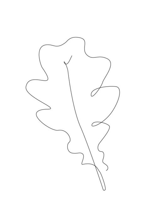 Oak leaves linear. Autumn leaf one line illustration. line art maple leaves. outline vector Tiny Oak Leaf Tattoo, Oak Leaf Sketch, Oak Leaf Tattoo Simple, Oak Leaf Line Drawing, Fine Line Oak Leaf Tattoo, Oak Leaf Outline, Oak Leaf Drawing, Autumn Line Art, Oak Leaf Tattoo