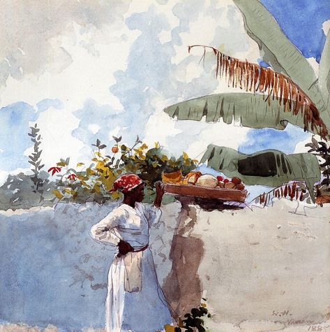 Watercolours of the Caribbean by Winslow Homer – Byron's muse Homer Paintings, Winslow Homer Paintings, Homer Winslow, American Landscape, Winslow Homer, Watercolor Artists, Painting Reproductions, Watercolor Inspiration, Paintings Art Prints