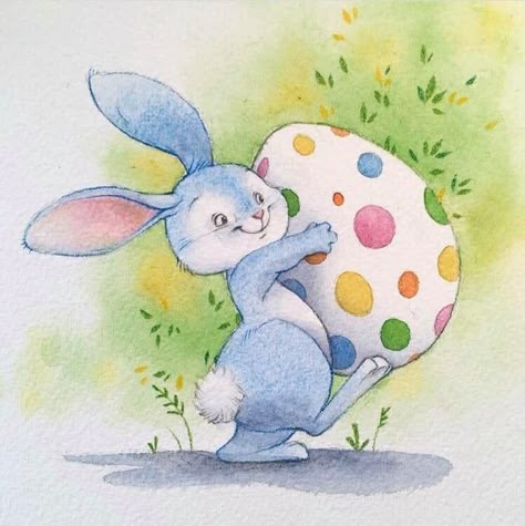 Julie Mellan, Easter Canvas Painting, Celebrate Each New Day, Easter Watercolor, Easter Drawings, Easter Canvas, Easter Paintings, Easter Cards Handmade, Easter Illustration