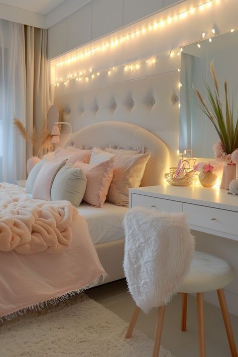 Bedroom Ideas For Small Rooms Cozy, Dream Bedroom Inspiration, Luxury Room Bedroom, Classy Bedroom, Room Redesign, Preppy Room, Redecorate Bedroom, Cozy Room Decor, Teen Bedroom Decor