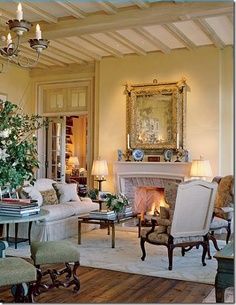 Charles Faudree, French Country Living, French Country Living Room, The Enchanted Home, French Living, Enchanted Home, French Home Decor, Country Living Room, French Country Decor