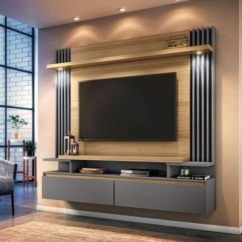 Furniture Tv Unit Design, Led Furniture Design, Frame Tv Decor Ideas, Cabinet Tv Design, Tv Furniture Design Modern Tv Walls, Hall Tv Unit Design Modern Luxury, Led Unit Designs Tv Walls, Led Unit Design, Interior Design Tv Wall Modern