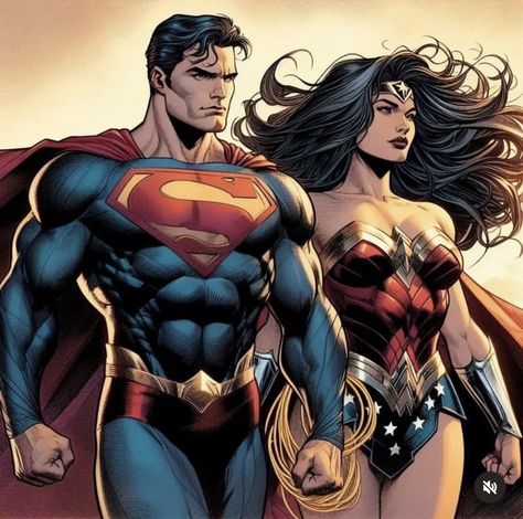 Superman X Wonder Woman, Superman Love, Superman And Wonder Woman, Dc Trinity, Batman Superman Wonder Woman, Superman Artwork, Superman X, Supergirl Superman, Superman Family