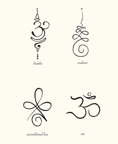 Tattoo Ideas Manifestation, Dainty Om Tattoo, Tiny Spiritual Tattoos For Women, Life Path 8 Tattoo, Unalome With Lotus Tattoo Female Design, Simple Hindu Tattoos, Symbolic Friendship Tattoos, Grounded Tattoo Symbols, Symbols Of Protection Tattoo