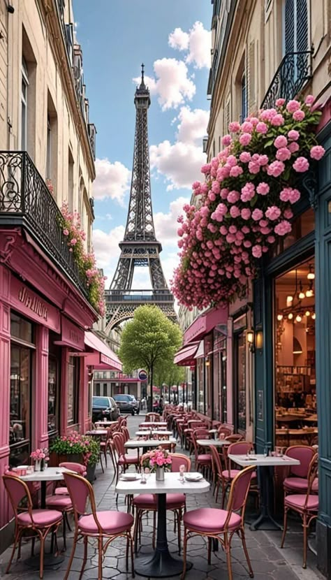 Cute Cafe In Paris, Cafe Paris Aesthetic, Cafe In Paris Aesthetic, Pretty City Aesthetic, Paris Streets Aesthetic, Paris Cafe Photography, Paris Cafe Aesthetic, Paris Street Cafe, Paris France Photography