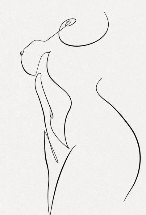 Outline Woman Drawing, Woman Minimalist Drawing, Acrylic Drawing Ideas, Line Body Drawing, Line Art Silhouette, Feminine Line Art, Female Line Art, Acrylic Drawing, Body Image Art