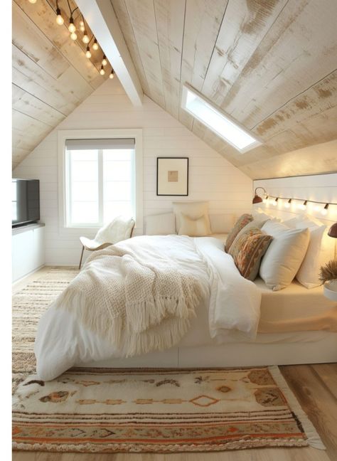 Small Attic Room Ideas, Cheap Couches, Small Attic Bedroom, Small Attic Room, Attic Bedroom Ideas, Creative Ideas To Make, Attic Bedroom Designs, Bedroom Frames, Attic House