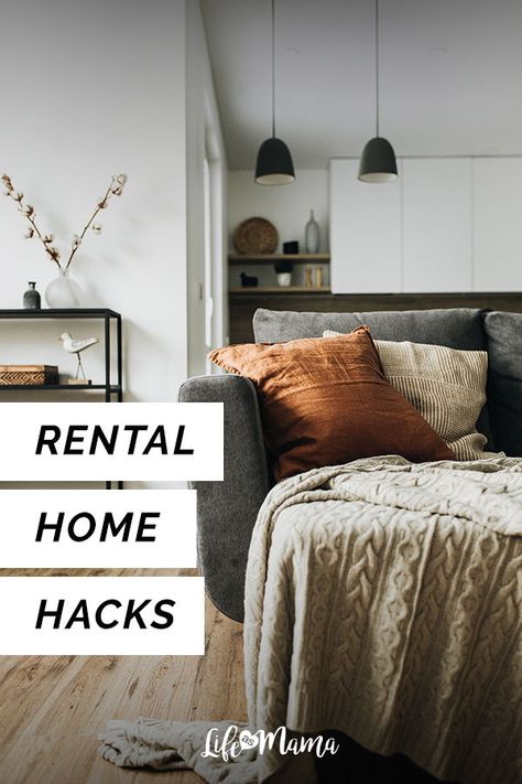 Make your rental feel like a nice and cozy home all your home with these tips! #LifeAsMama #rental #rentaltips #homehacks #hometips #homehacks Rental Home Hacks, Rental Home Decor, Living Room Decor Tips, Apartment Hacks, Simple Living Room Decor, Home Decor Hacks, Rental Decorating, Small Apartment Decorating, Simple Living Room