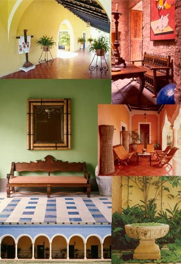 Hacienda Style : OUR BOOKS Mexican Design Books, Mexican Architecture, Mexican Interiors Mexican Style Bedroom, Mexican Style Home Decor, Mexican Home Interior, Hacienda Furniture, Baroque Decoration, Mexican Style Homes, Mexican Style Home, Hacienda Decor, Mexican Interior Design