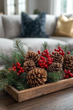 Coffee Table Christmas Decor Ideas, Christmas Decor Ideas Easy, Coffee Table Christmas Decor, Coffee Table Christmas, Table Christmas Decor Ideas, Table Christmas Decor, Christmas Coffee Table Decor, Christmas Chair Covers, Grinch Christmas Party