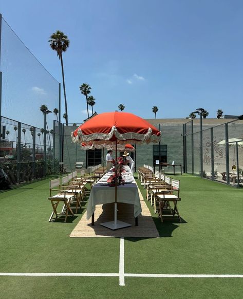 Tennis Club Interior, Tennis Reference, Tennis Court Wedding, Country Club Party, Country Club Events, Tennis Girl Aesthetic, Wellness Event, Simply Orange, Soccer Academy