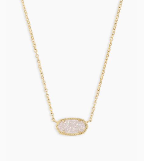 Elisa Gold Pendant Necklace, Elisa Pendant Necklace, Short Pendant Necklace, Kendra Scott Elisa, Rose Gold Quartz, Kendra Scott Necklace, Birthday Wishlist, Kendra Scott Jewelry, Stunning Necklace