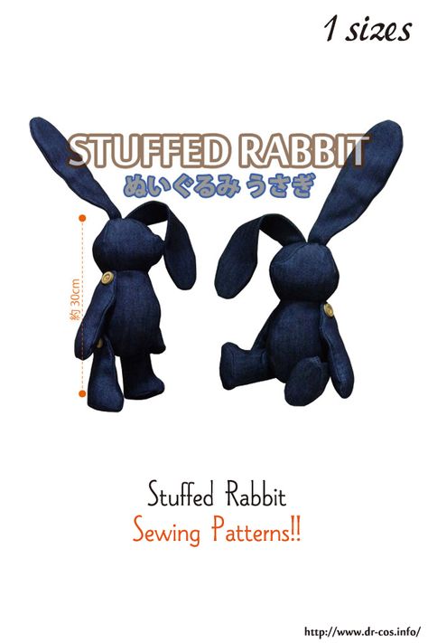 This is the pattern of a Stuffed Rabbit. cm size(A4 size) S-size Rabbit Plush Pattern Free, Teddy Doll Pattern, Stuffed Rabbit Pattern Sewing Free, Animal Doll Patterns Free Sewing, Stuffed Rabbit Pattern, Free Rabbit Sewing Pattern, Bunny Plush Pattern Free, Bunny Pattern Sewing Free, Rabbit Doll Pattern Free