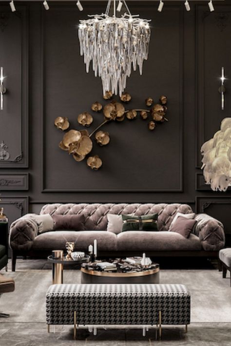 Glamour Aesthetic, Living Room Designs Modern, Modern Art Living Room, Art Deco Living, Modern Luxury Living Room, Deco Living, Deco Living Room, Art Deco Living Room, Living Tv