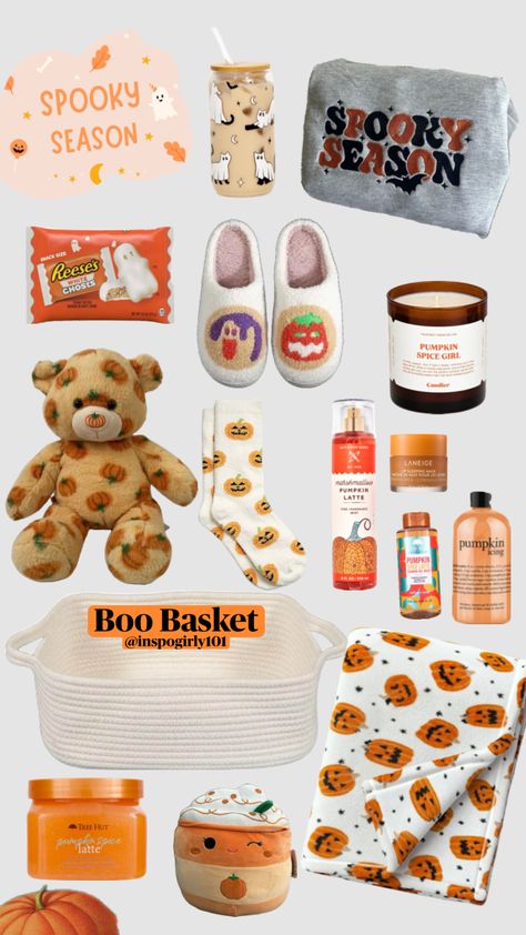 @inspogirly101 Cute halloween couples gift basket #boobasket #halloween #couples #gf #giftbasket #fallaesthetic #fall Boo Basket/ gift ideas for girlfriend/boyfriend #halloween basket Basket Gift Ideas For Girlfriend, Fall Basket For Boyfriend, Couples Gift Basket, Boo Basket Ideas For Girlfriend, Basket Ideas For Best Friend, Boo Basket Ideas For Best Friend, Boyfriend Halloween, Halloween Boo Basket, Diy Halloween Gifts