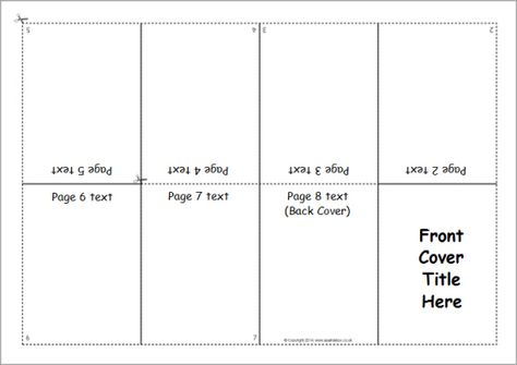 Cut-out mini booklet template (SB10671) - SparkleBox Mini Book Template Free Printable, Mini Books Template, Minibook Template, Mini Book Template, Diy Booklet, Homeschooling Schedule, Foldables Templates, Esl Kids, Mini Printables