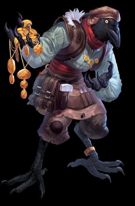 God's Market Merchant - Absalom - Pathfinder 2e Pathfinder Rpg Characters, Sarah Robinson, Pathfinder 2e, Drawing Characters, Bird People, Pathfinder Character, Pathfinder Rpg, Alien Concept Art, Dungeons And Dragons Characters