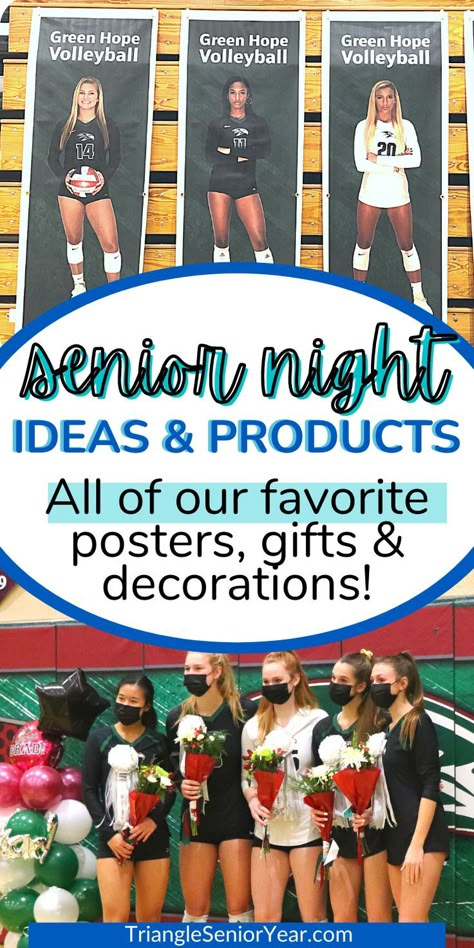 Gym Decorations For Senior Night, Senior Night Sashes Volleyball, Senior Night Photo Backdrop, Senior Night Backdrops, Senior Night Ideas For Volleyball, Senior Night Gift Basket Ideas Softball, Ideas For Senior Night Volleyball, Volleyball Sr Night Gifts, High School Senior Night Gifts