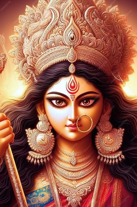 Navratri Devi Images, Maa Lakshmi, Lord Durga, Maa Image, Maa Durga Photo, Ma Durga, Durga Picture, Divine Art, Devi Images Hd