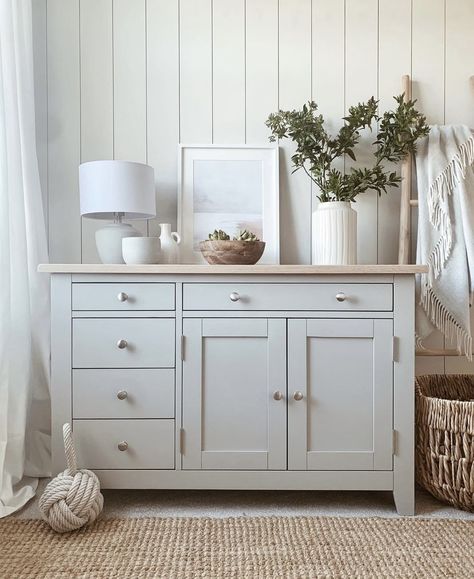 Chester Drawers, Sideboard Ideas, Hidden Desk, Painted Dressers, Grey Bedroom Furniture, Under The Stairs, Wall Inspiration, Coach House, Dresser Makeover