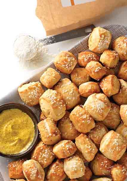 pretzel bites at recipes Archives - Flourish - King Arthur Flour Pretzels Bites, King Arthur Recipes, Pretzel Bites Recipes, King Arthur Flour Recipes, King Author, Soft Pretzel, Dough Ingredients, Yeast Breads, King Arthur Flour