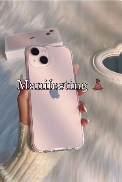 Manifest An Iphone, New Phone Vision Board, Manifesting New Phone, How To Manifest A New Phone, New Phone Manifestation, Phone Manifestation, Iphone 15 Aesthetic, Iphone 15 Pink, Manifest Iphone