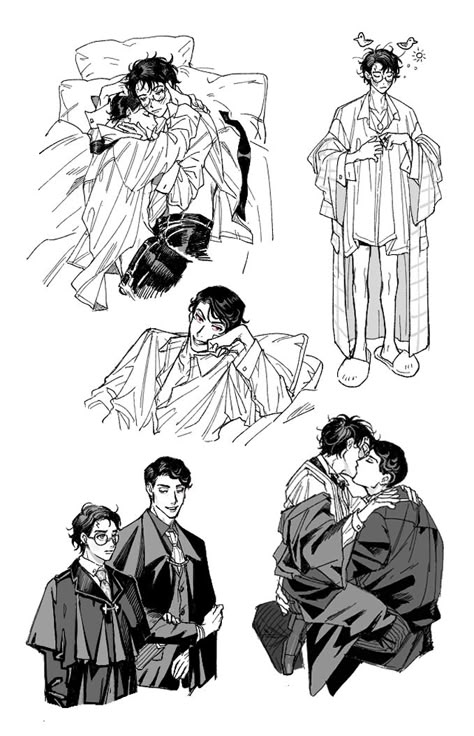 Tom X Harry, Tom Riddle Harry Potter, Tomarry Harrymort, Riddle Harry Potter, Harry Potter Toms, Dark Harry, Harry Potter Illustrations, Harry Potter Wizard, Gay Harry Potter