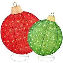 Large Outdoor Christmas Ornaments, Oversized Ornaments, Christmas Yard Decorations, Lawn Ornaments, Star Tree Topper, Ball Decorations, Christmas Yard, Outdoor Holiday Decor, Indoor Christmas