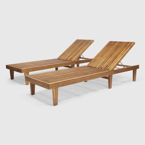 Wooden Chaise Lounge, Teak Chaise Lounge, Pool Chairs, Chaise Lounger, Patio Chaise Lounge, Patio Lounge Chairs, Chaise Lounges, Wood Patio, Patio Lounge