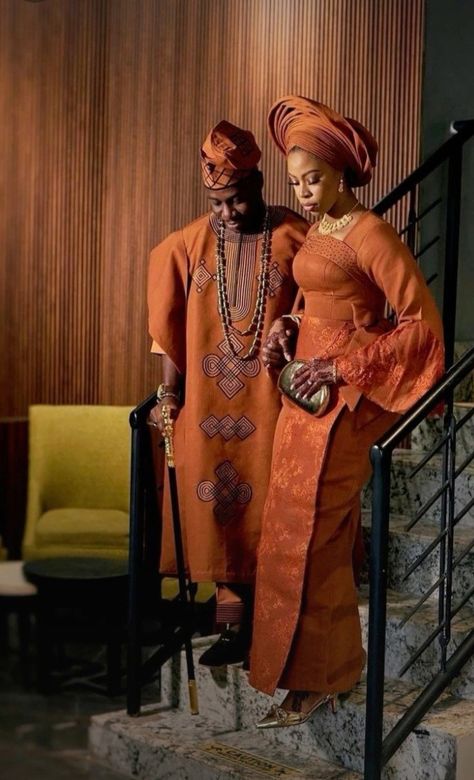 Yoruba Wedding #Yorubabride #Yorubaweddings Yoruba Wedding Dresses Traditional, Yoruba Bride Traditional Attire, Yoruba Outfit, Babban Riga, Yoruba Wedding Dress, Yoruba Traditional Wedding Attire, Ensemble Couple, Afro Wedding, Nigerian Engagement