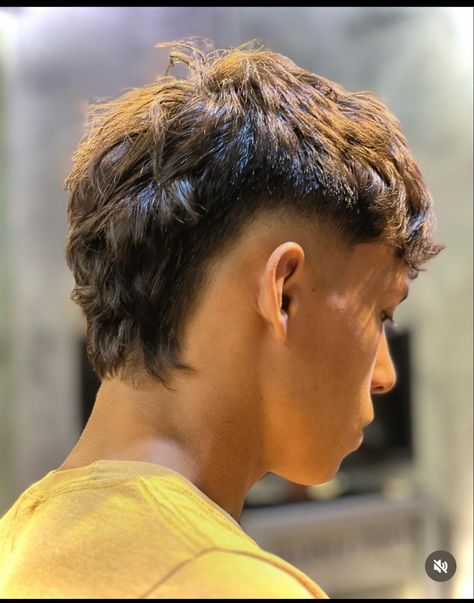 French Crop Mullet, Crop Mullet, Burst Fade Mullet, Modern Mohawk, Mens Haircuts Thick Hair, Mohawk Fade, Mullet Haircuts, Crew Cut Haircut, Curly Hairstyles For Men