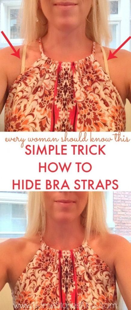 How to easily hide your bra straps Bh Hacks, Hide Bra Straps, Mode Tips, Bra Hacks, Good Things To Know, Simple Life Hacks, Reality Check, Clothing Hacks, Bra Straps