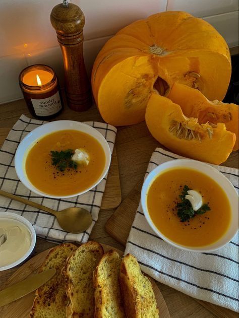 Roast Pumpkin Soup, Pumpkin Soup Recipe, Fall Mood, Pumpkin Spice Season, Pumpkin Soup, Fall 24, Cozy Autumn, Autumn Vibes, Autumn Aesthetic