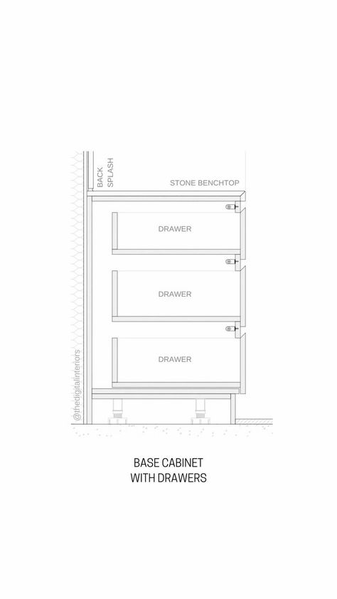 Sprina Singh - Digital Interiors (@thedigitalinteriors) • Instagram photos and videos Curtain And Blinds, Furniture Details Drawing, Millwork Details, Cabinet With Drawers, Cabinet Detailing, Joinery Details, Interior Design Presentation, Furniture Details Design, Kitchen Dimensions