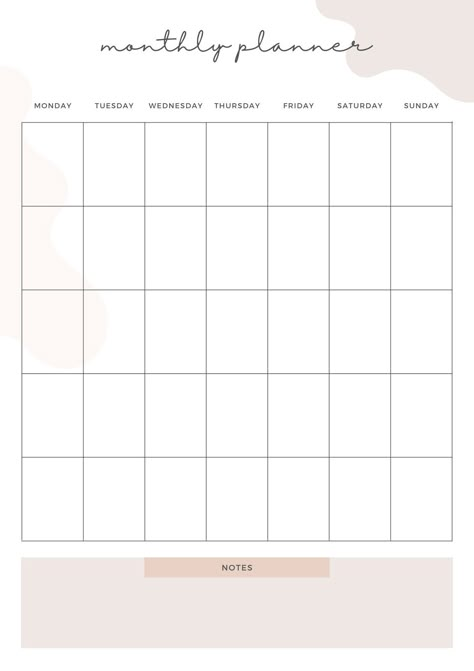 Goodnotes Template Monthly Planner, Good Notes Monthly Planner Template, Monthly Calendar Template Aesthetic, Monthly Money Planner, Good Notes Templates Free Planner Monthly, Monthly Planner Template Aesthetic, Planner Sheets Printables Free, Exam Planner Template, Good Notes Monthly Planner