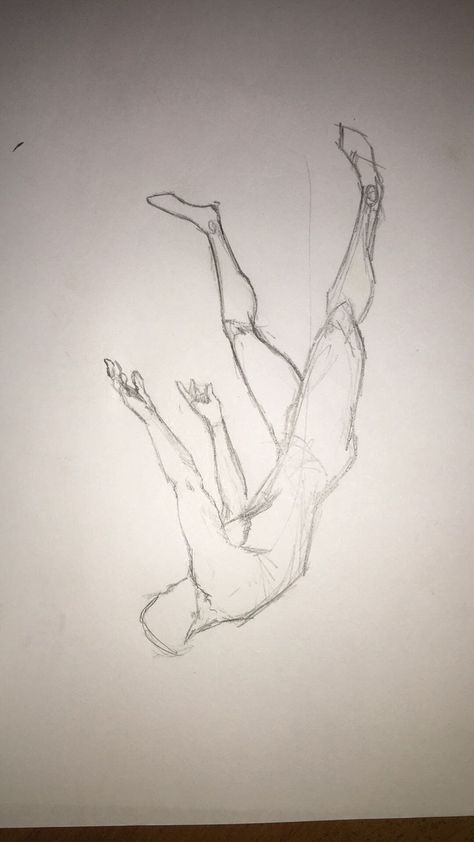 Drawing Of Someone Falling, Drawing Someone Falling, Someone Falling Drawing Reference, Pose Reference Falling Down, Angle Falling Drawing, Person Falling Silhouette, Falling Off A Building Reference, Two People Falling Drawing Reference, Falling Angel Reference