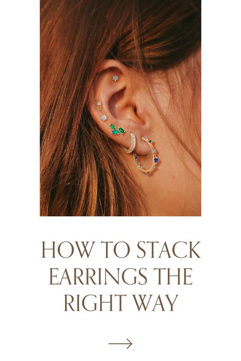 Ever wonder how to create a dazzling earring stack that complements your outfits? Check out Valley Rose's gold bridal earrings and learn how to style the perfect ensemble with our step-by-step guide! 👰💍 Earring Stacks, Earring Stack, Garnet Birthstone, Multiple Earrings, Dazzling Earrings, Gold Bridal Earrings, Personal Aesthetic, Earrings Collection, How To Style